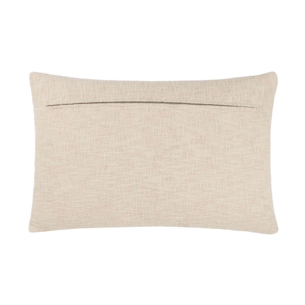 Printed Slub Cotton Feather Cushion